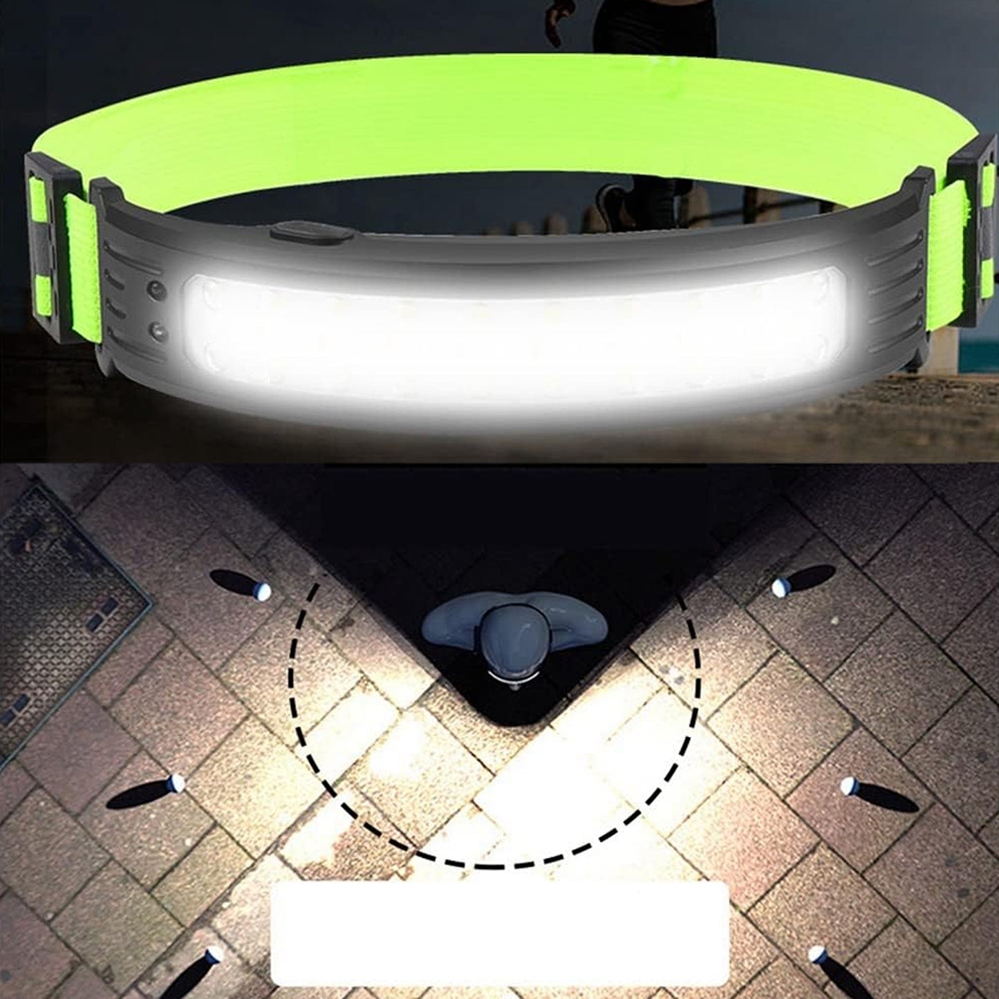 Motion Sensor Torch Waterproof USB Rechargeable COB LED