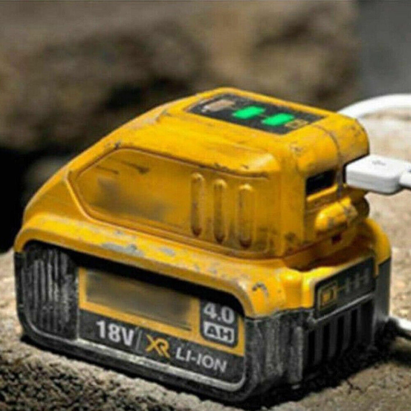 USB Charging Battery Adapter for DEWALT Power Bank Charger DCB090 Mobile Phone