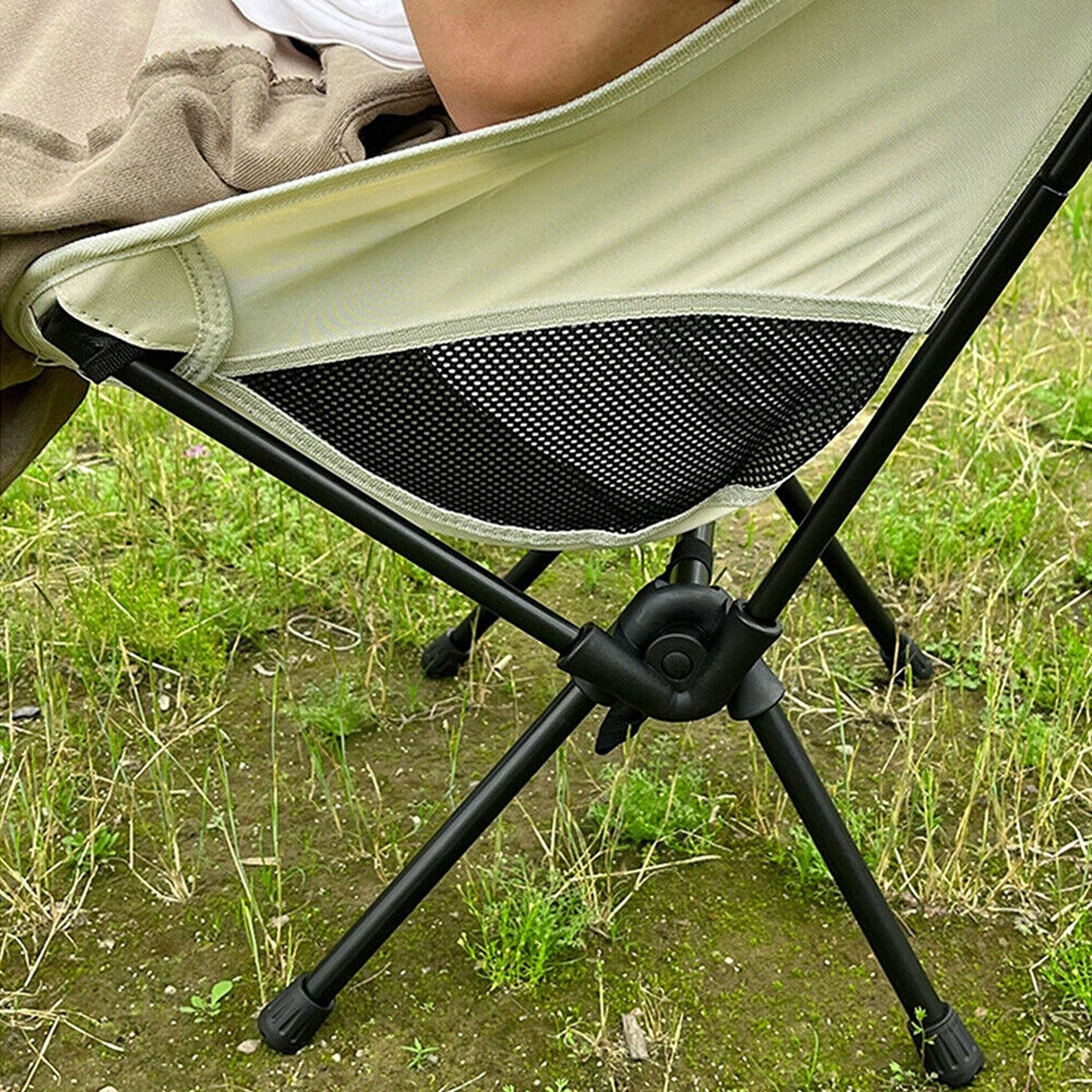 Lightweight Portable Camping Chairs Ideal for Fishing and Travel Folding Design