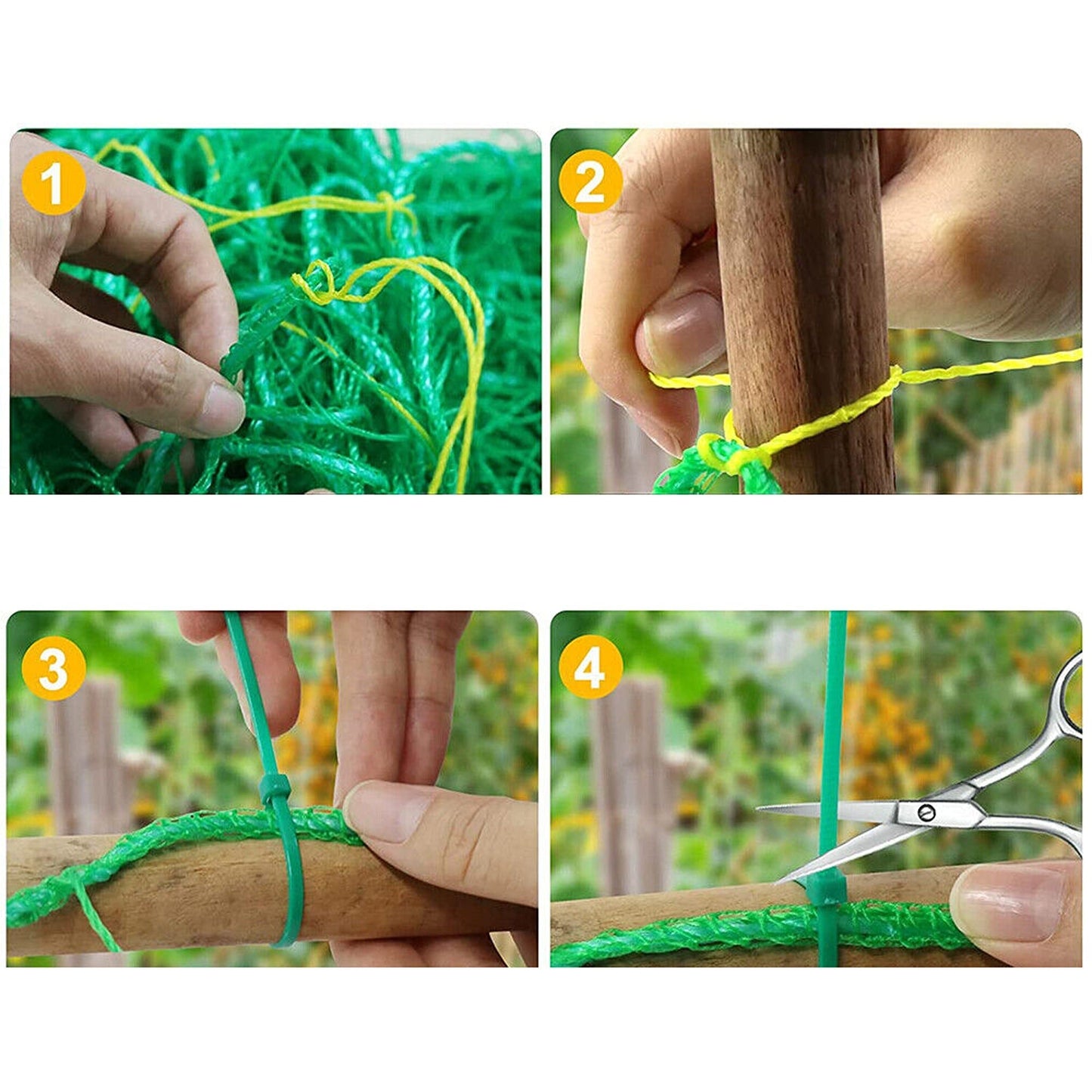 2-Pack Support Mesh for Climbing Plants and Flowers