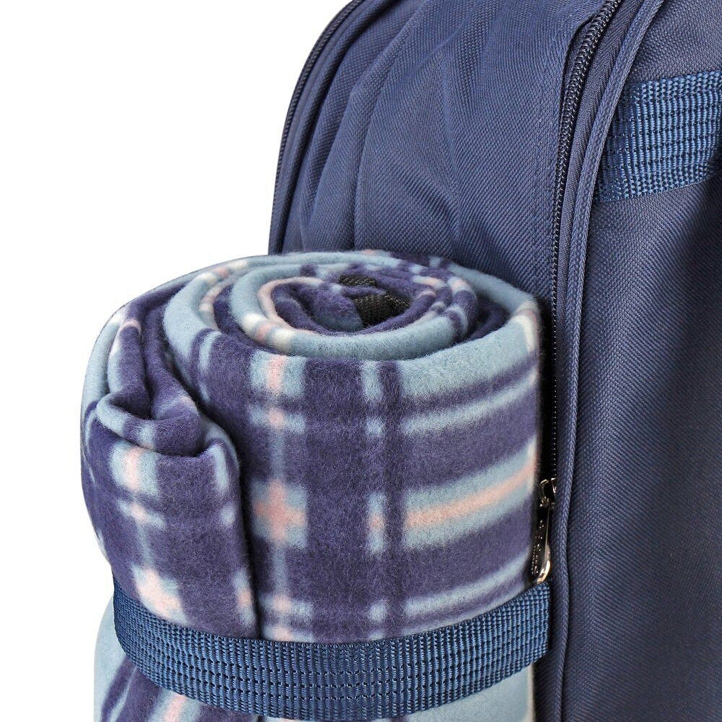 4 Person Picnic Backpack with Insulated Leakproof Cooler Bag