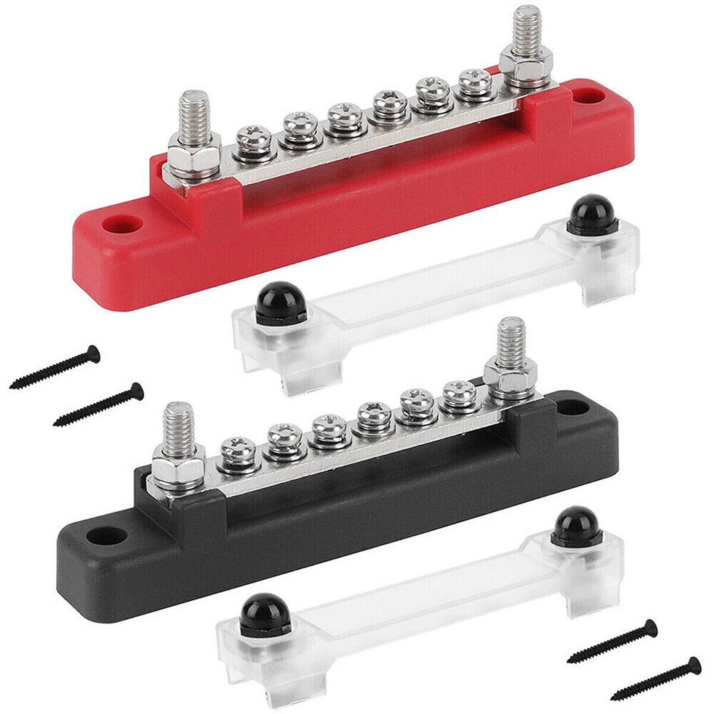 Power Distribution Block for Car Battery Connection Dual Terminal