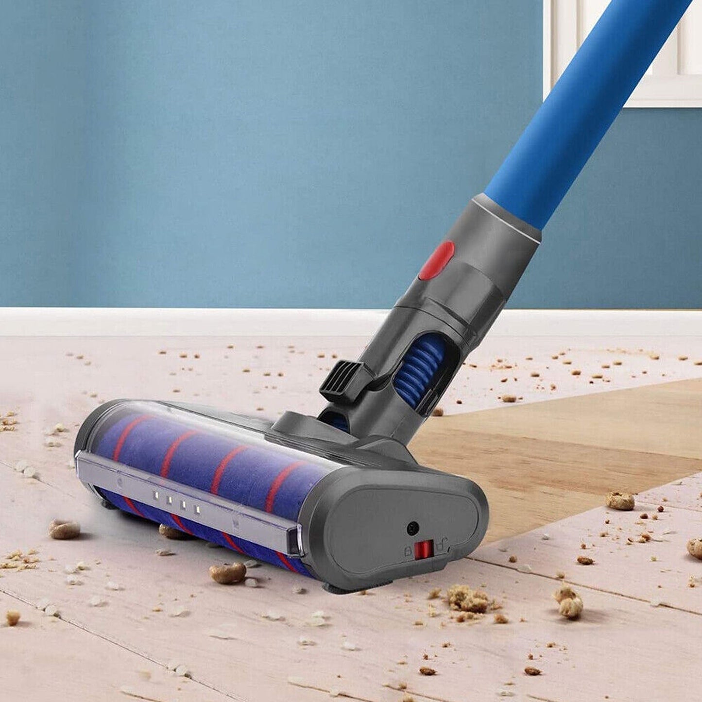 Soft Roller Cleaner Head with 4 LEDs for Dyson Vacuum V7 V8 V10 V11