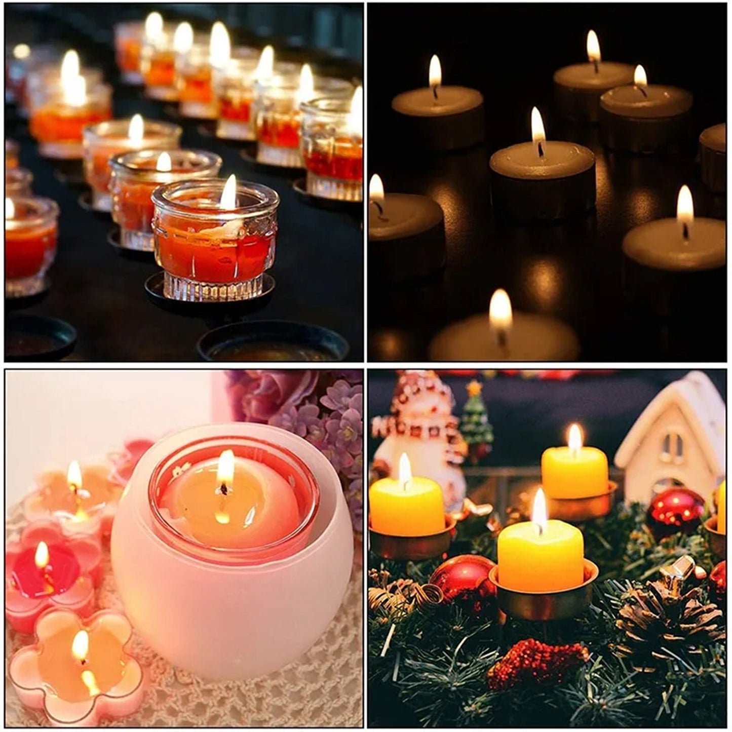 10 Sheets Candle Wick Stickers for DIY Candle Making Heat Resistant Double-Sided