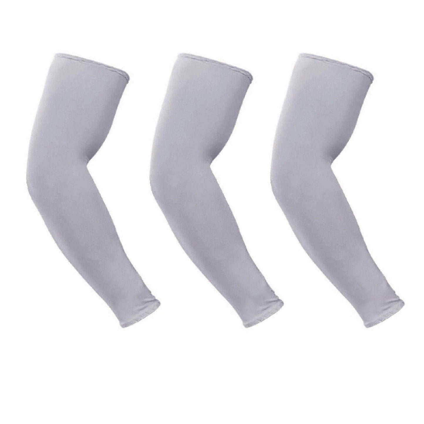 3 Pairs Sport Compression Arm Sleeves for Cooling and Protection