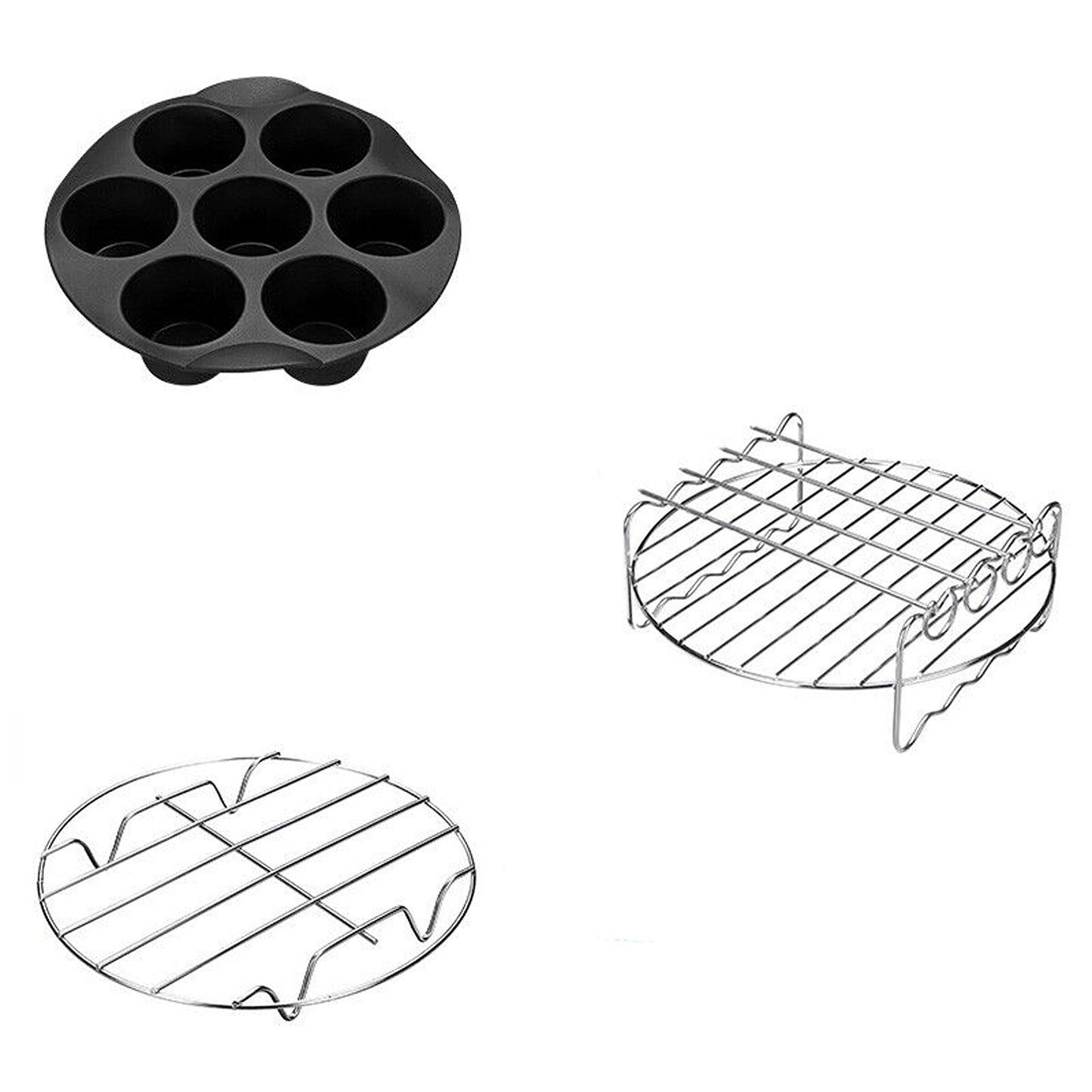 Frying Accessories for Air Fryer - Cage Pan Rack