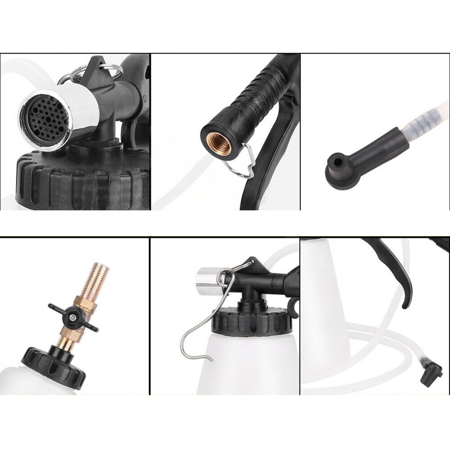 Vacuum Bleeder Kit for Air Brakes and Clutches with Extractor Fluid Adapter