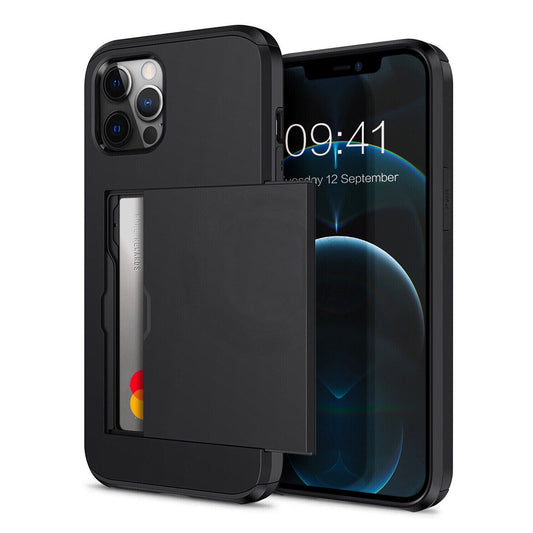 Black Shockproof Bumper Case for iPhone 15 14 13 Pro Max XS XR Plus