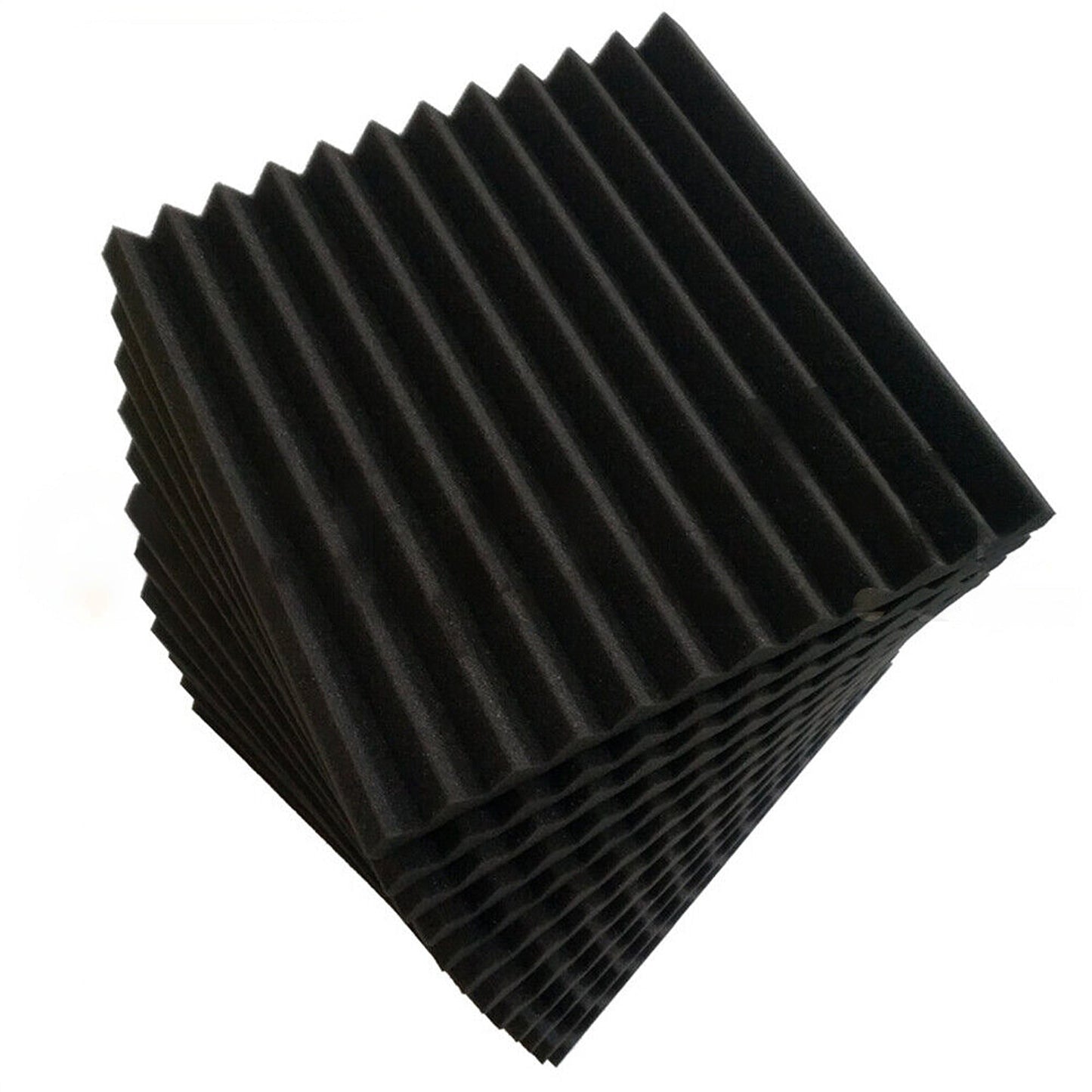 Karaoke Studio Acoustic Foam Panels Sound Absorption Proofing 48pcs