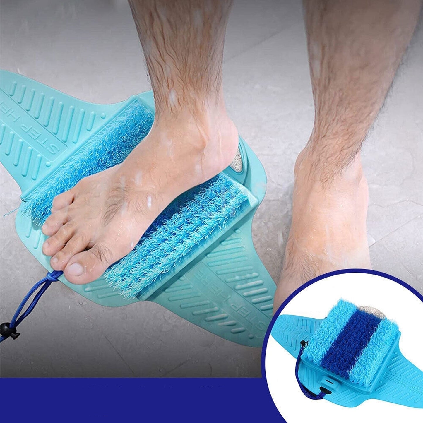 Foot Massage and Cleaner for Shower Non-Slip Scrubber