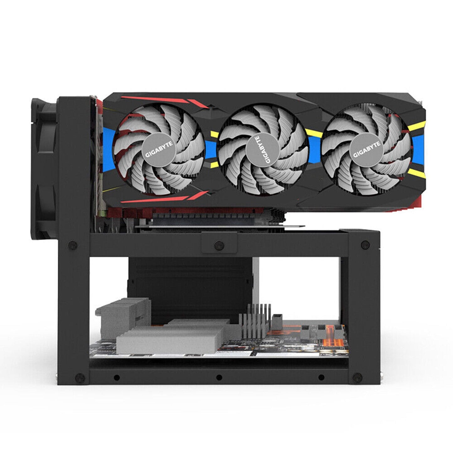 Open Air Mining Frame for 6 GPU Steel Rack for Crypto Miner Setup