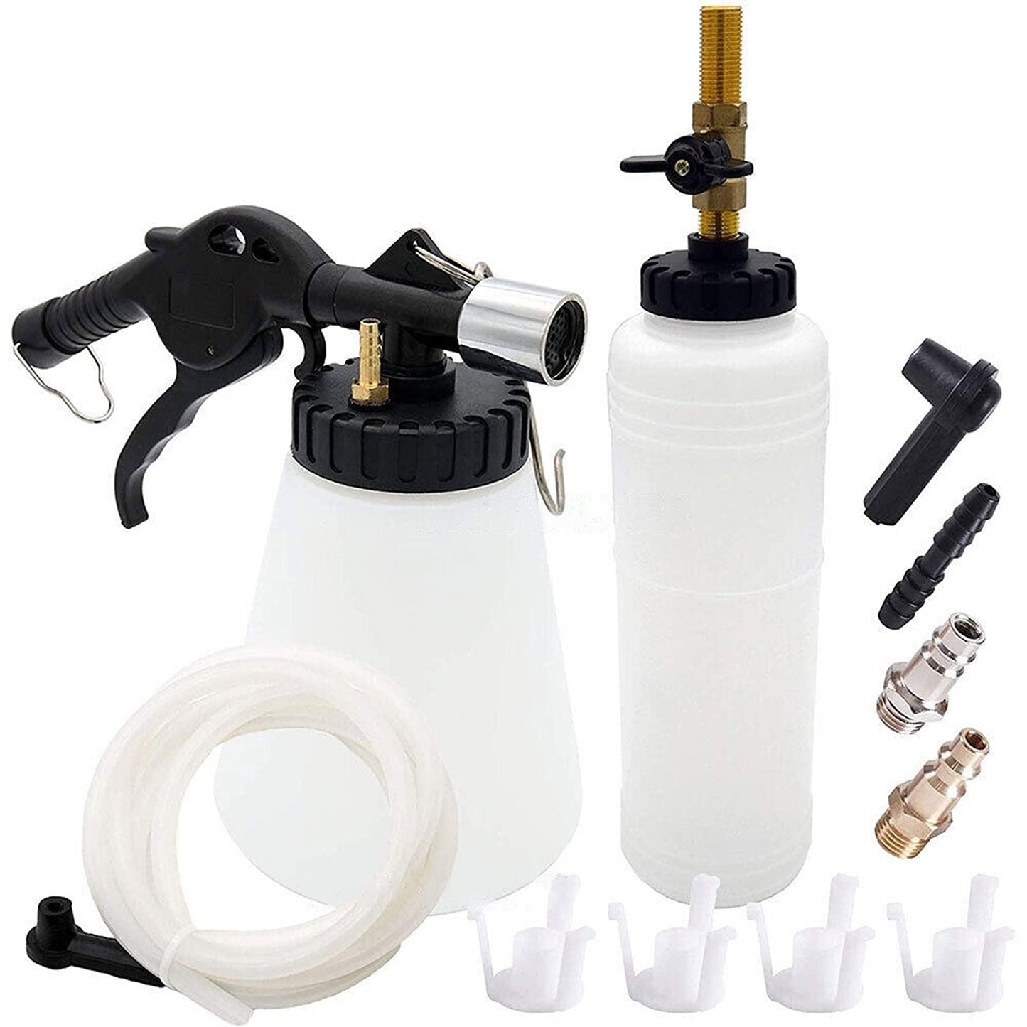 Air Brake Bleeder Vacuum Clutch Fluid Fill Adapter Bleeding Extractor Kit