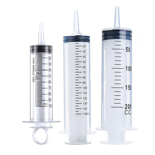 Large Plastic Syringe for Hydroponics and Nutrient Measurement