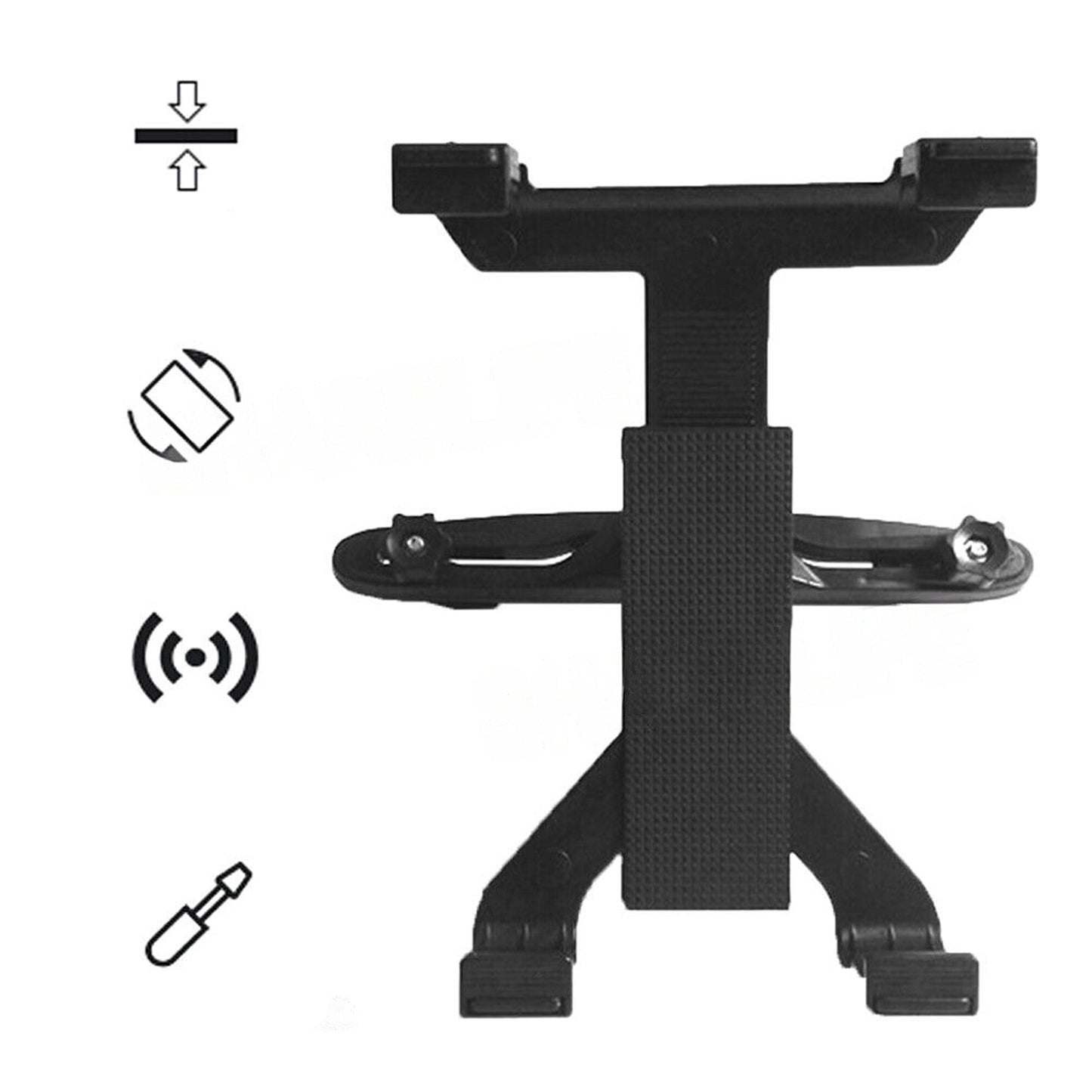 Adjustable Car Seat Headrest Mount for 8 to 12in iPad Samsung Tablet Holder