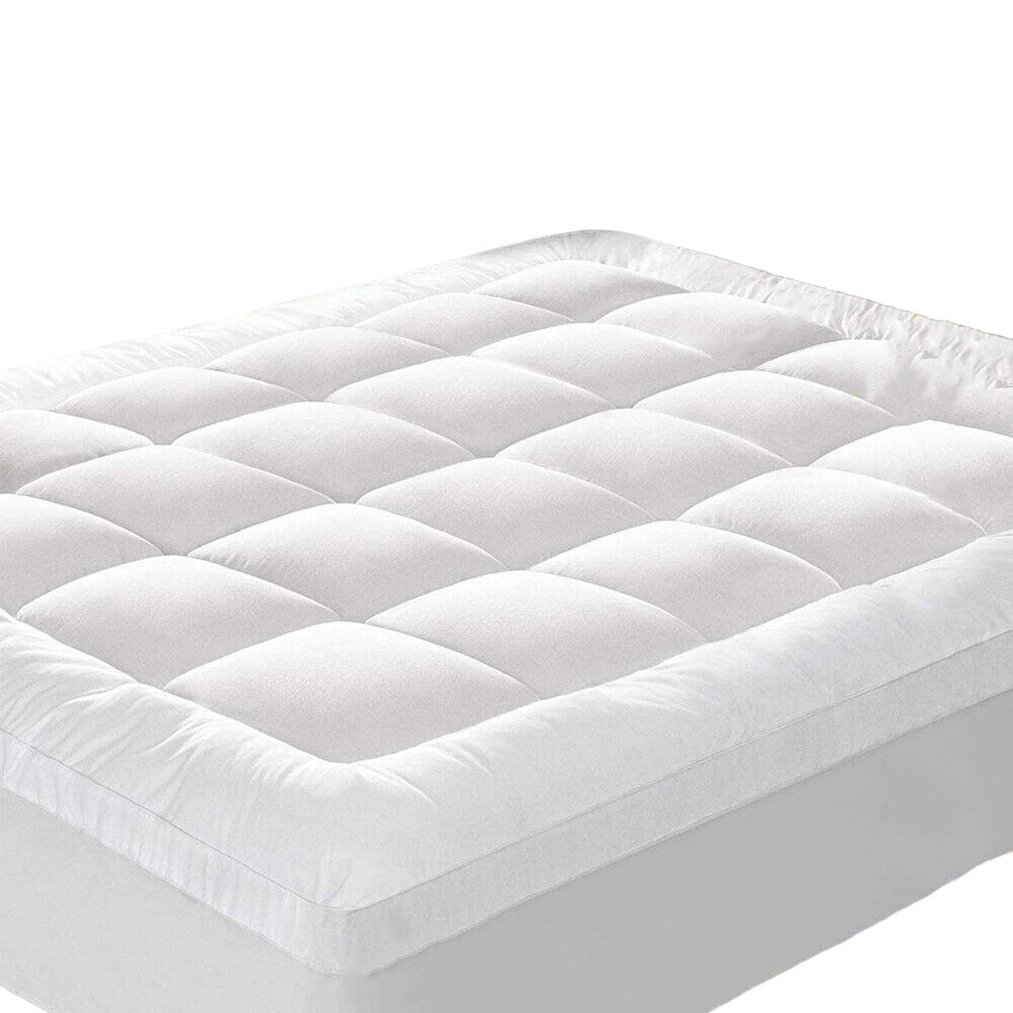 Luxury Bamboo Pillowtop Mattress Topper Queen King Size 1000GSM