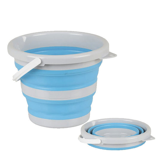 Collapsible Silicone Water Bucket 5L for Car Camping Fishing