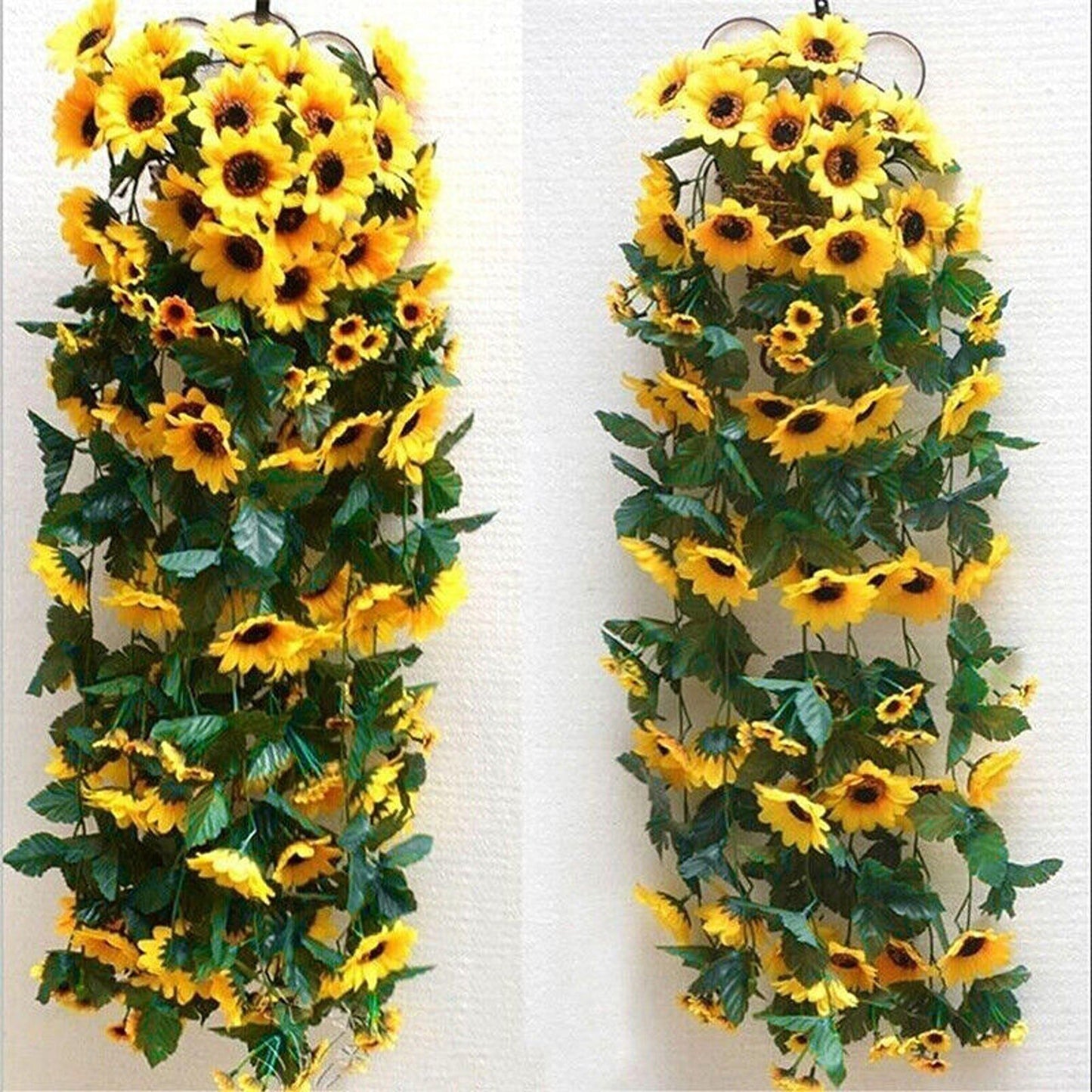 Sunflower Floral Vine Garland Silk Wedding Arch Decoration