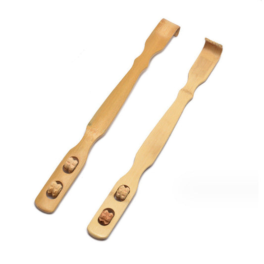 2pcs Bamboo Body Massage Back Scratcher Long Reach