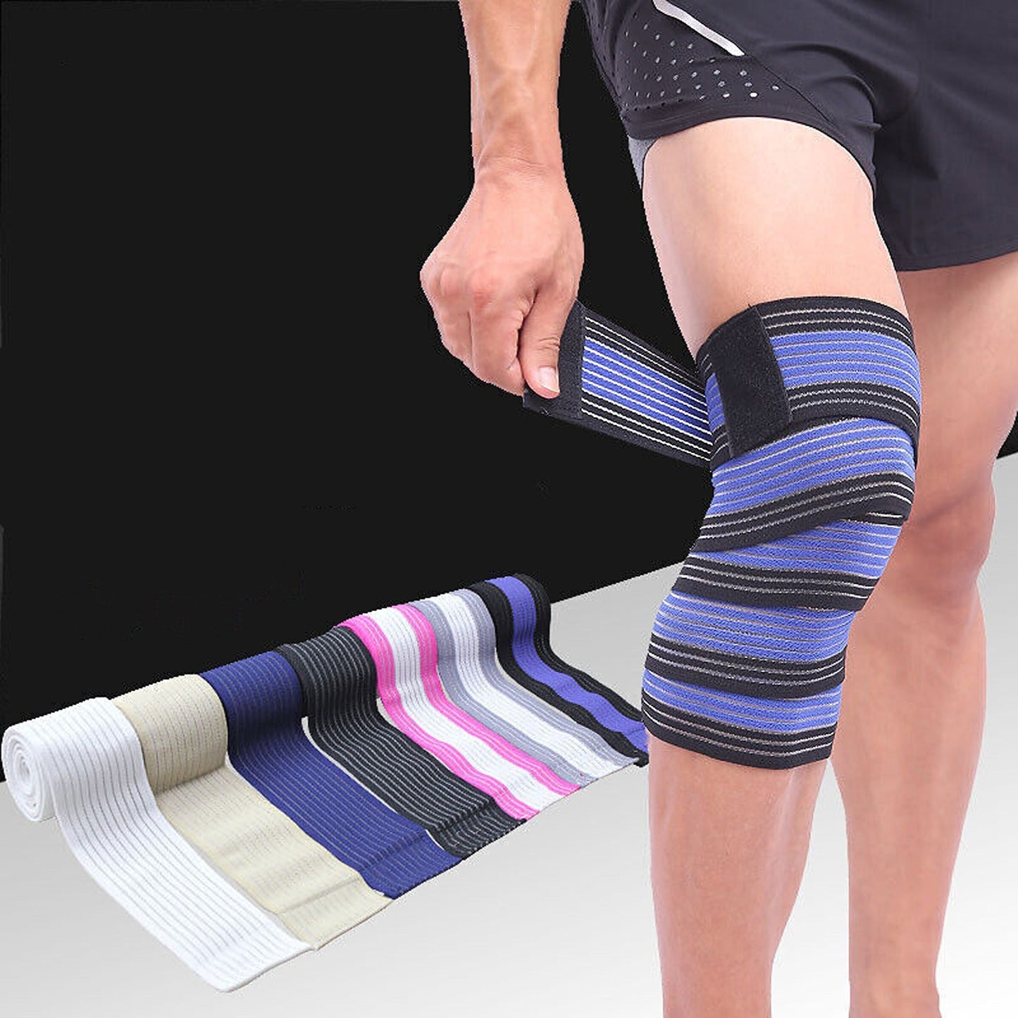 180cm Compression Support Wrap for Sports Gym Wrist Knee