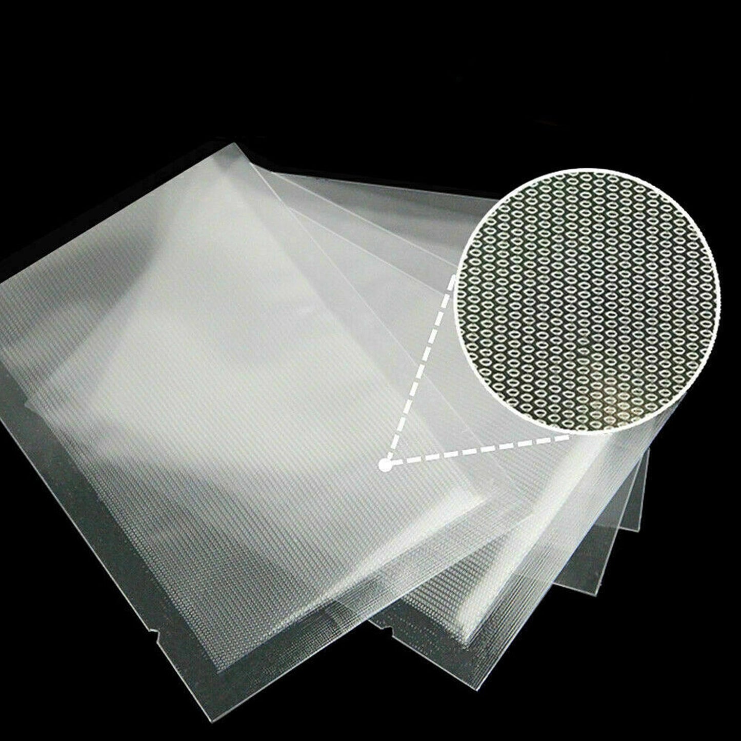 100x Pre cut Vacuum Sealer Bags Food Storage Heat Seal Saver