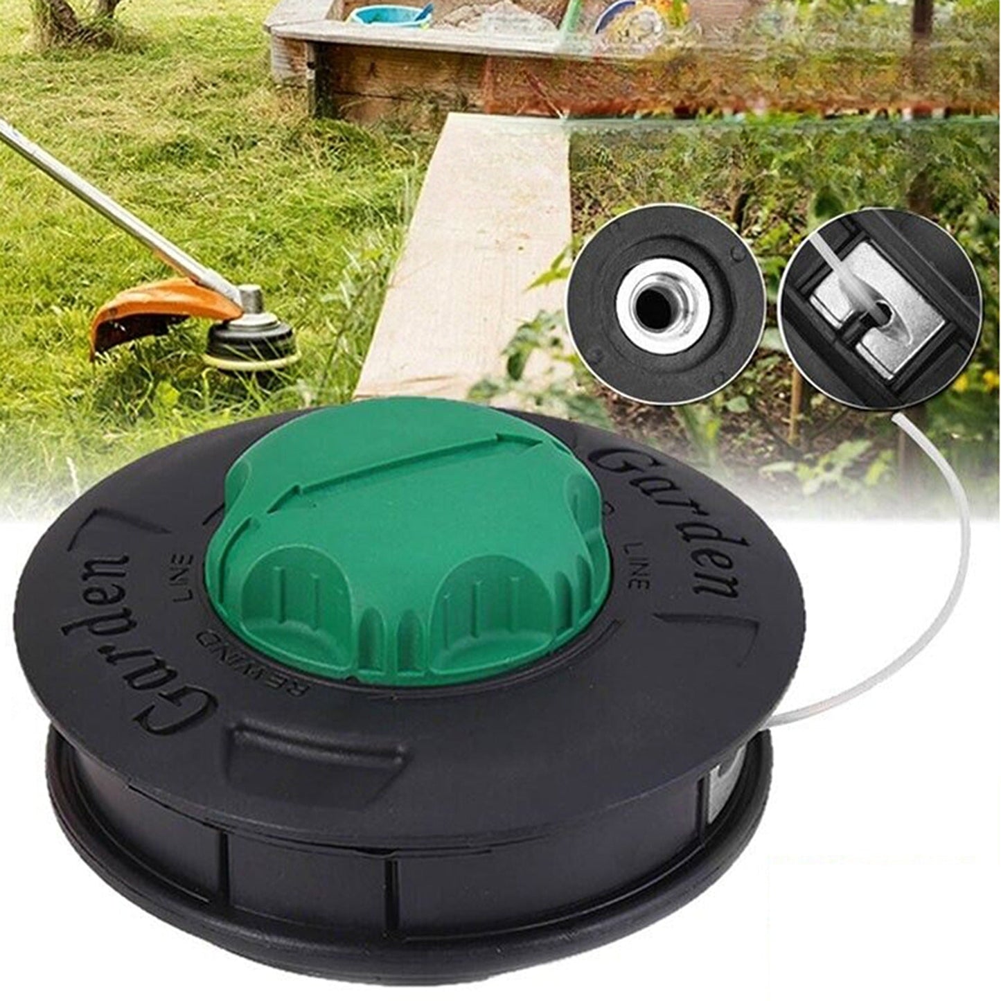 Line Trimmer Head Twister Bump Feed for Grass Brush Cutter