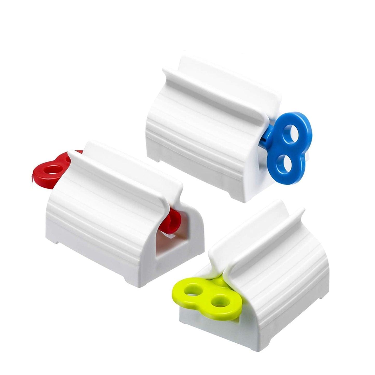 3pcs Easy Use Toothpaste Tube Squeezer Rolling Bathroom Dispenser