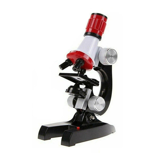Educational Science Lab Microscope Kit with 1200X Zoom and Light