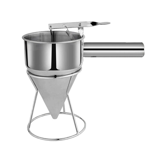 Stainless Steel Batter Funnel for Pancakes Cupcakes and Waffles