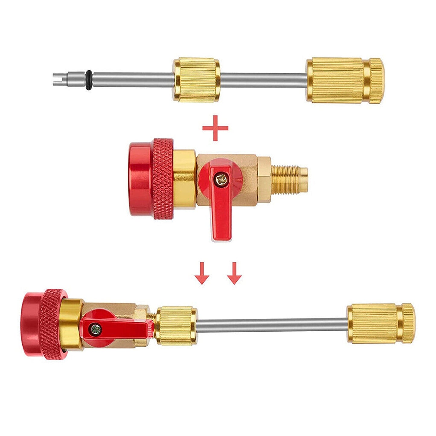 Car AC R134A Valve Core Removal Tool Set
