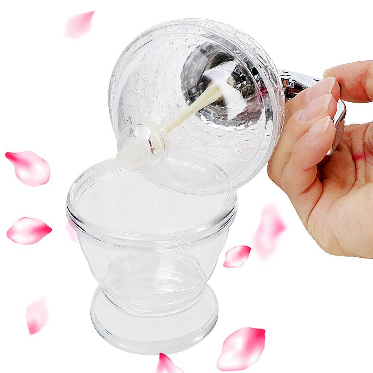 Trigger Release Honey Dispenser with Stand Kitchen Storage Pot