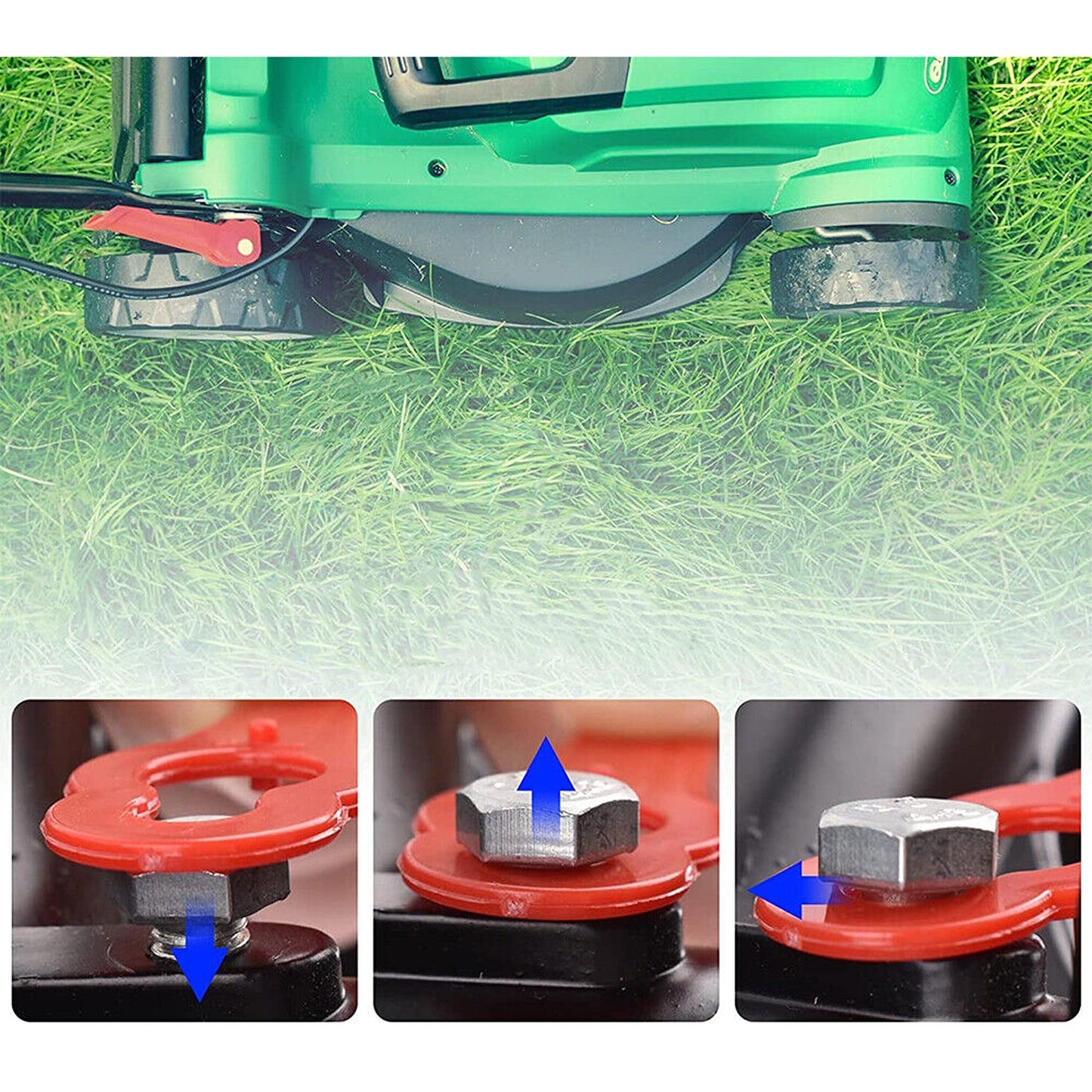 100pcs Plastic Grass Trimmer Blades for Garden Weed Lawn Crop