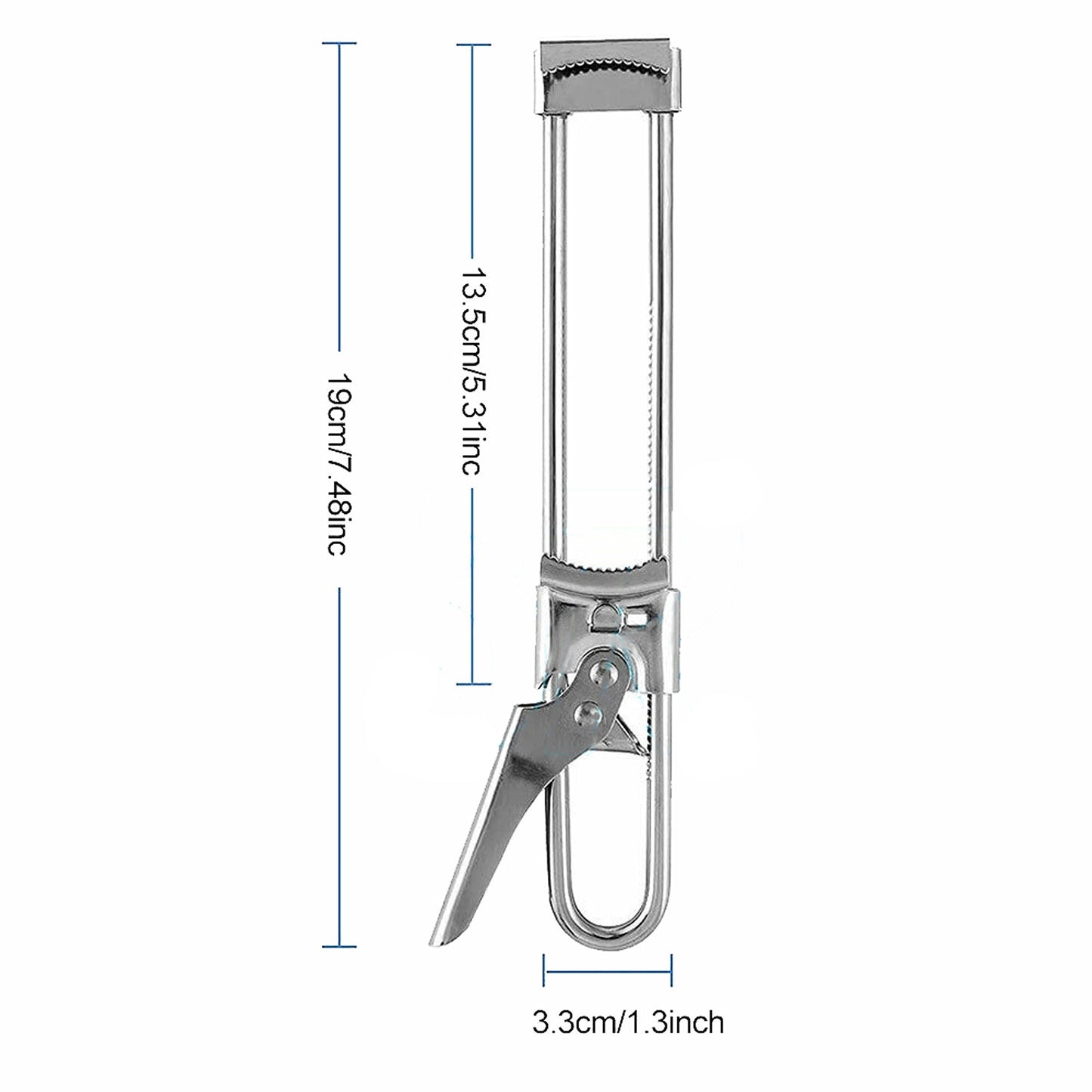 2pcs Multifunctional Stainless Steel Jar Opener Adjustable Bottle Lid Beer Gripper