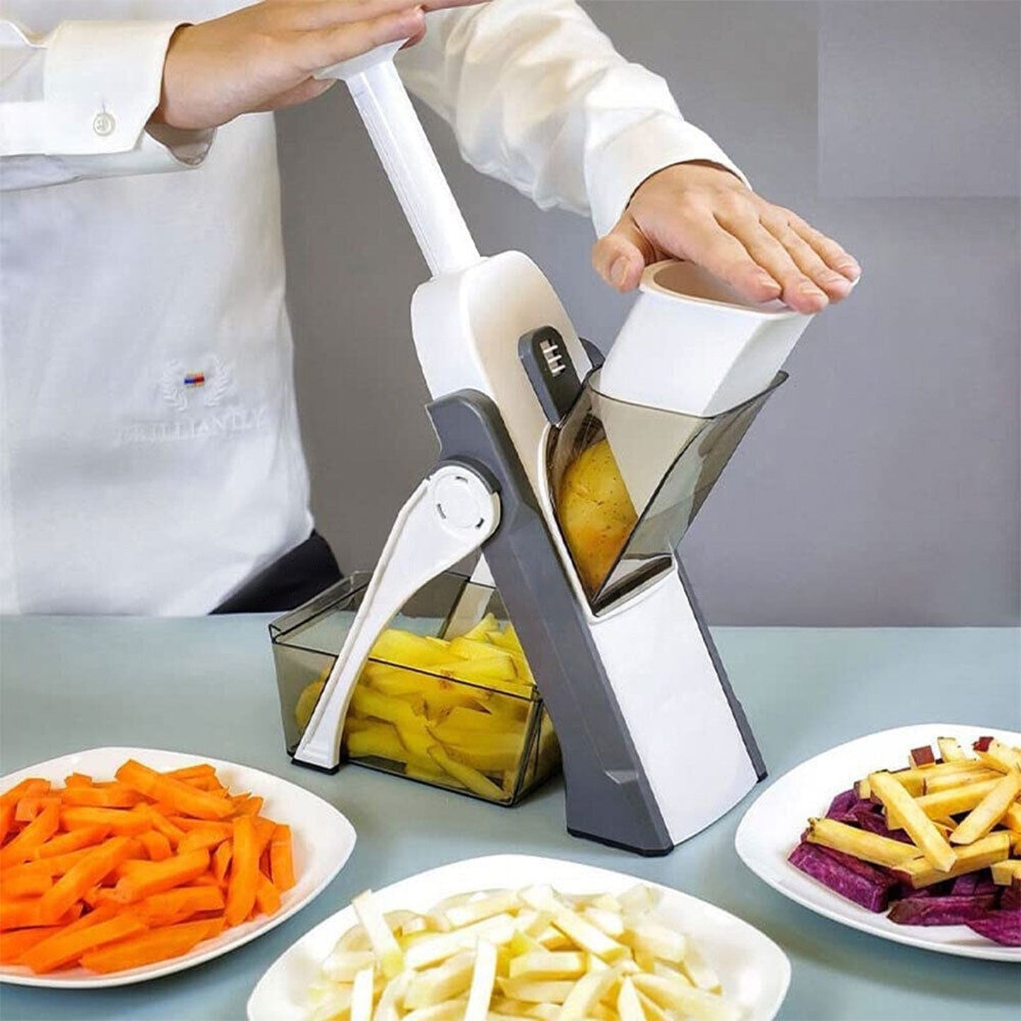 4-in-1 Multifunctional Kitchen Vegetable Slicer Chopping Food Chopper Artifact