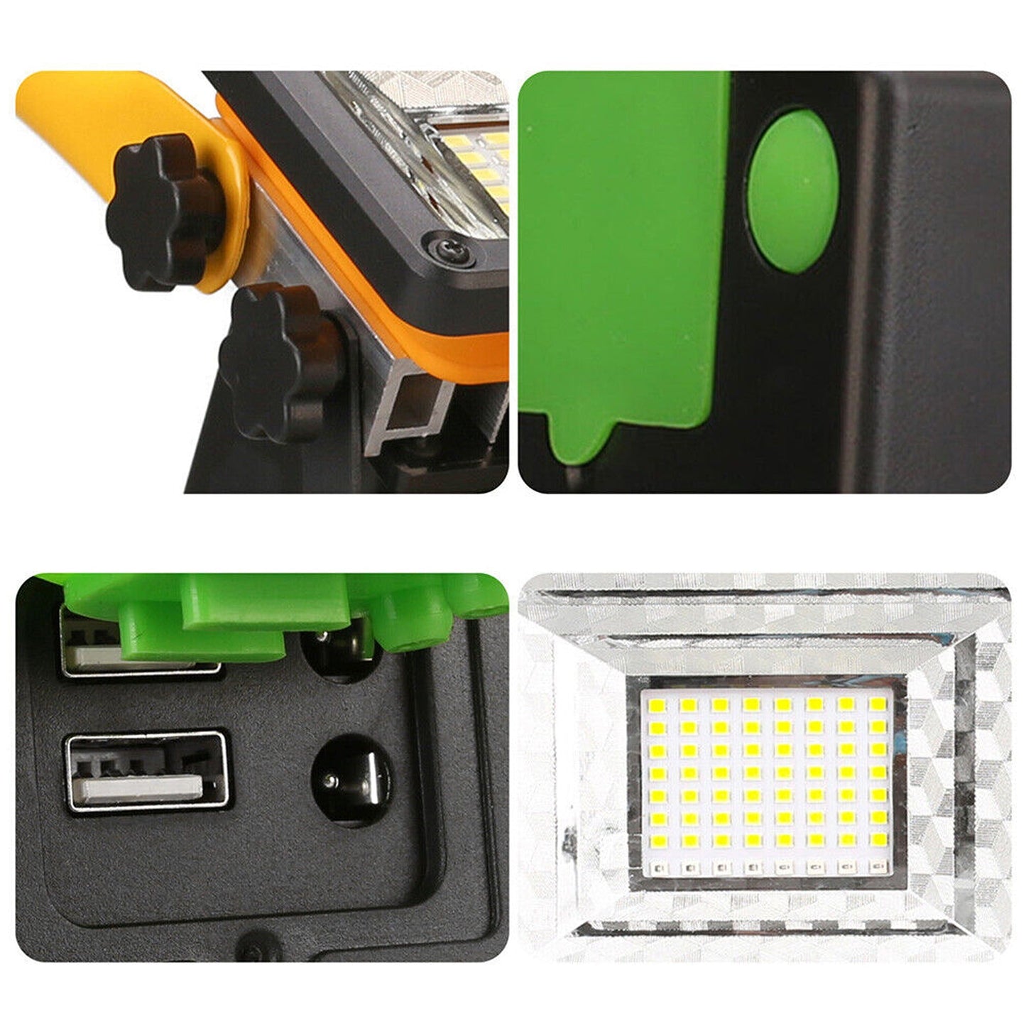 Rechargeable LED Work Torch Portable Outdoor Camping Light