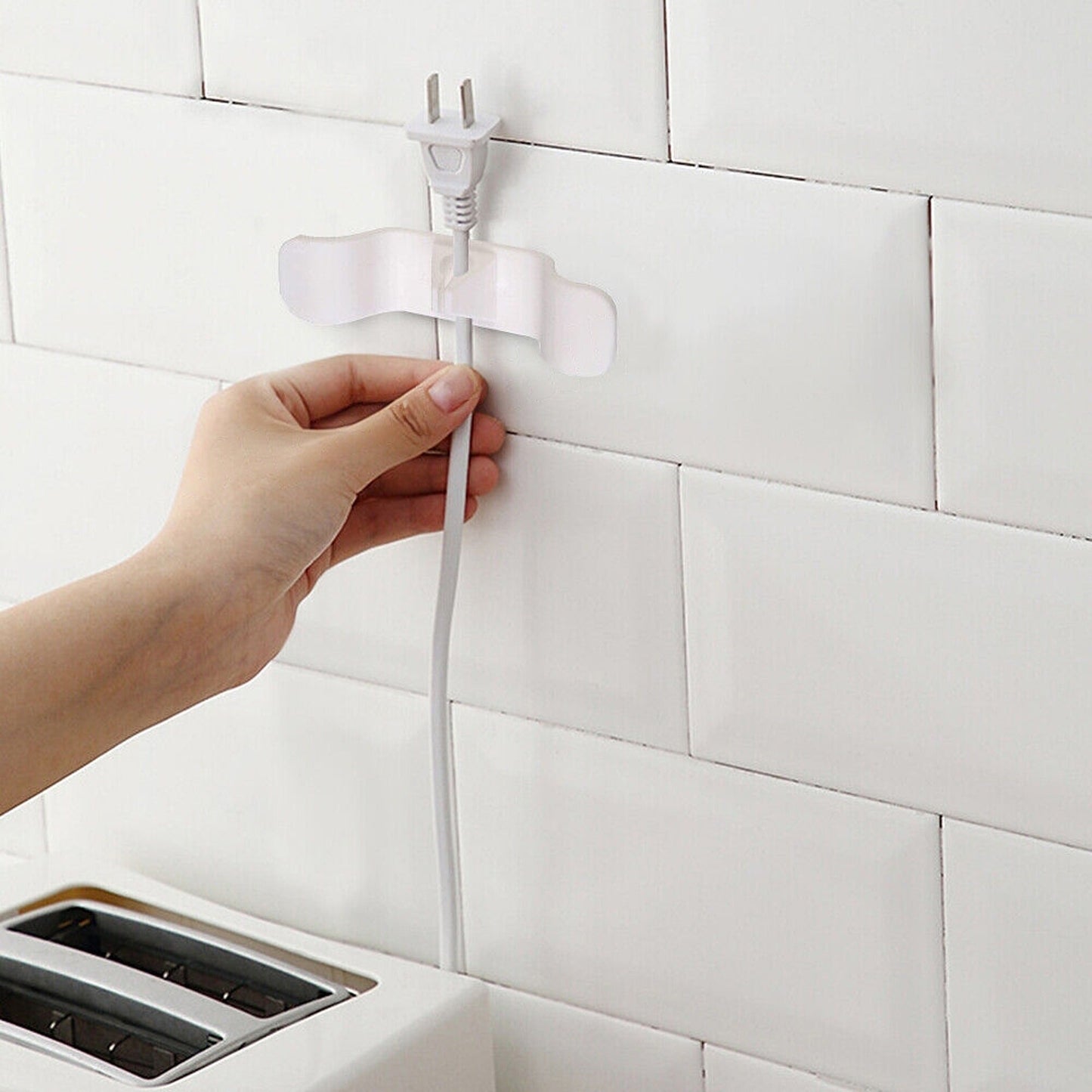12pcs Cable Organizer Winder Wire Cord Holder for Kitchen Appliances and Computers
