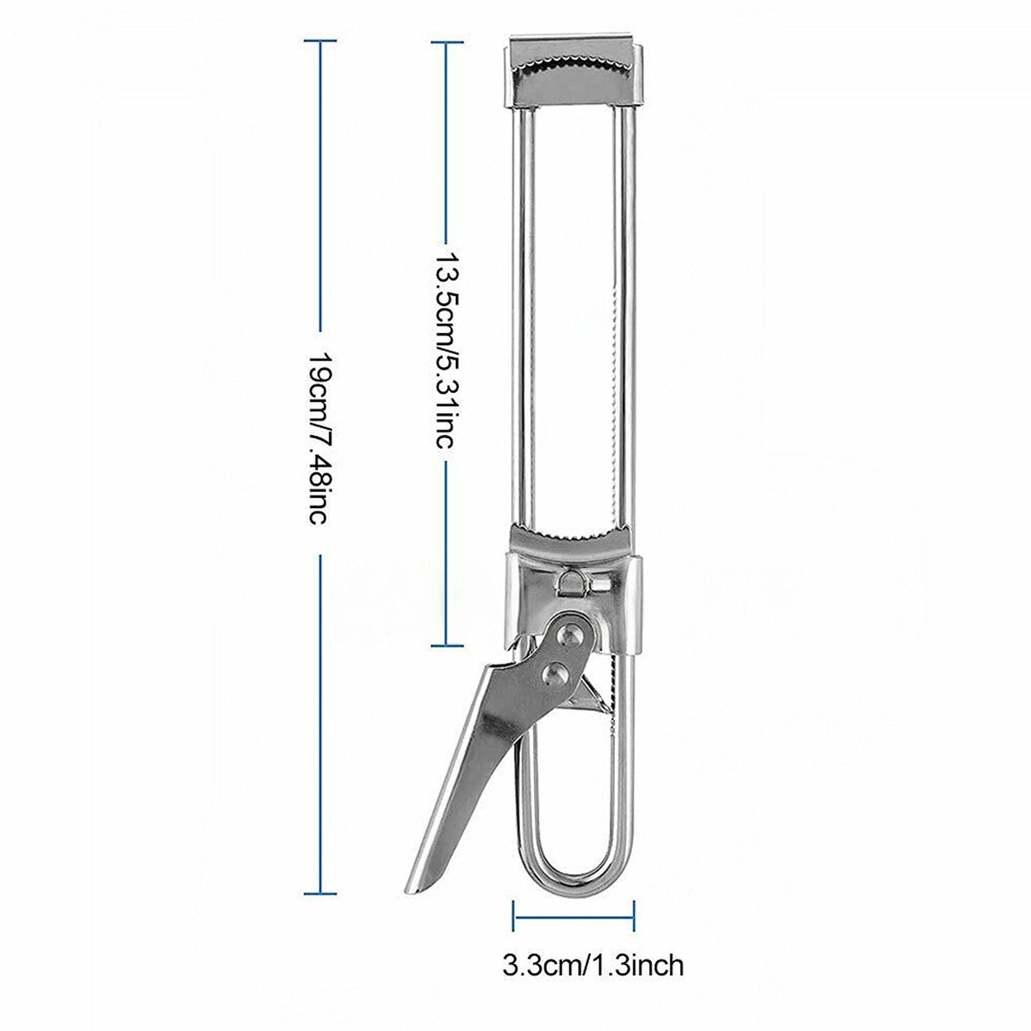 Adjustable Jar and Bottle Opener Stainless Steel Kitchen Tool