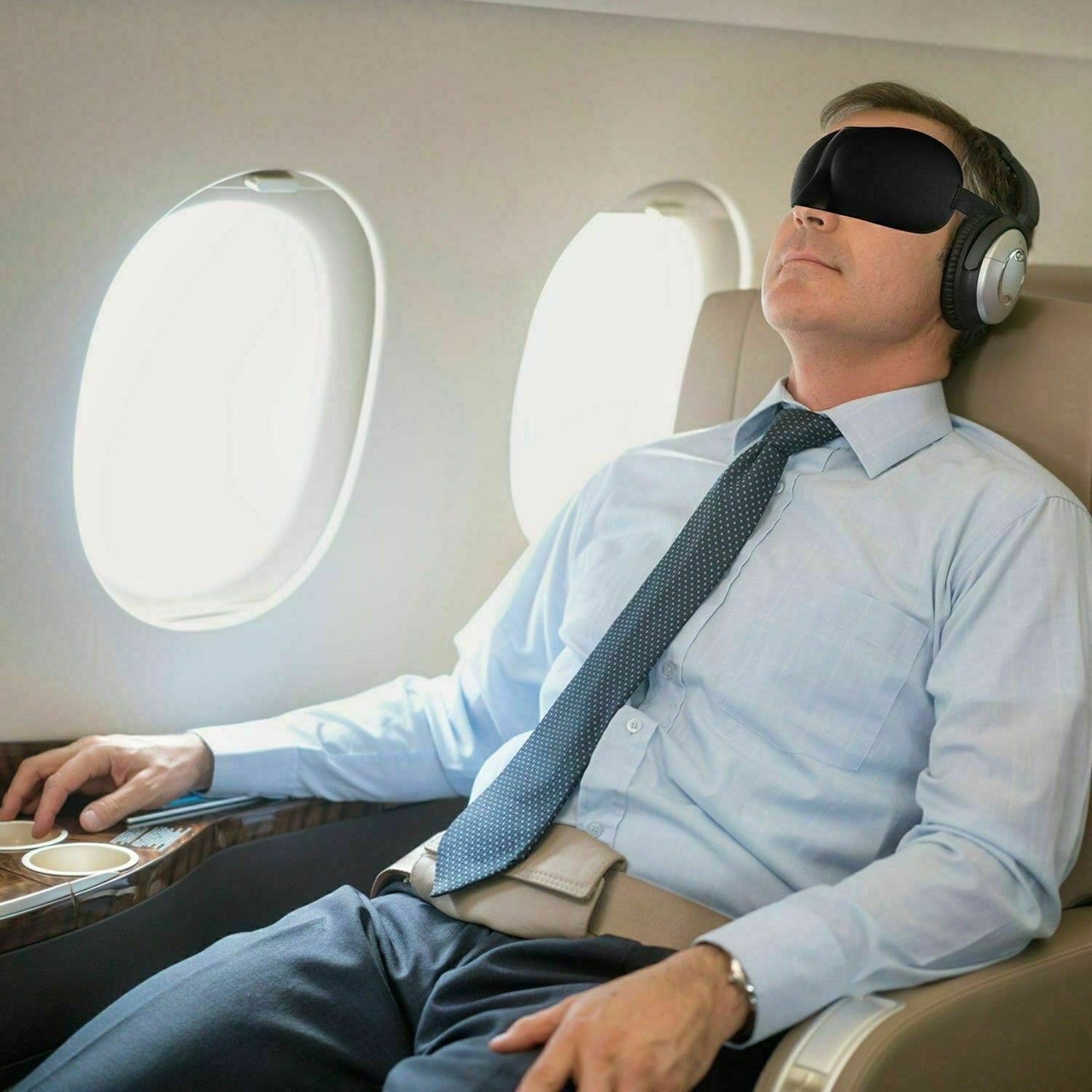 4pcs Memory Foam Sleep Mask Soft Padded Eye Shade for Travel