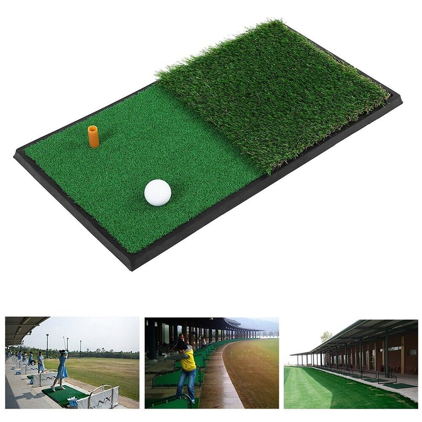Golf Driving Netting Cage Practice Net Mat for Hitting and Chipping