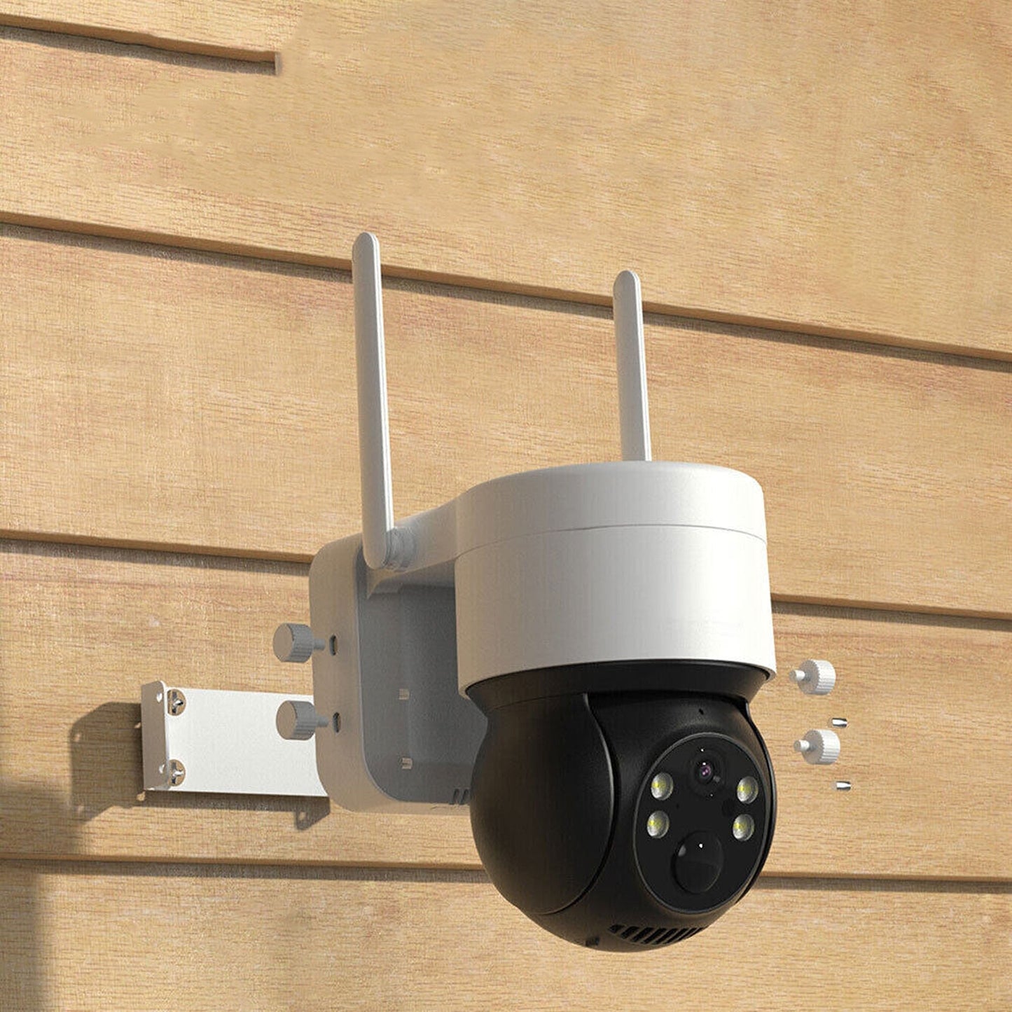 Wireless Outdoor WiFi PTZ Security Camera Solar Powered with IP CCTV