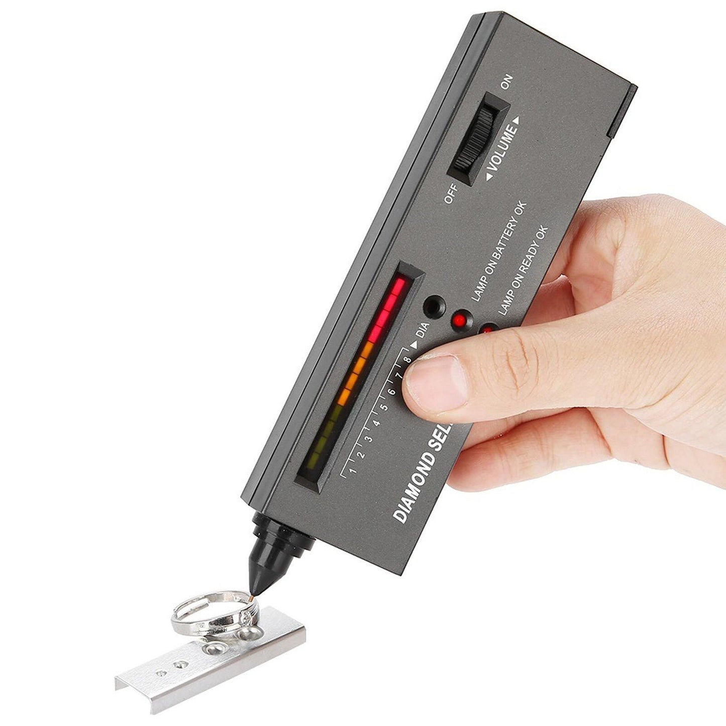 Gemstone Diamond Tester with LED Audio Selector Tool