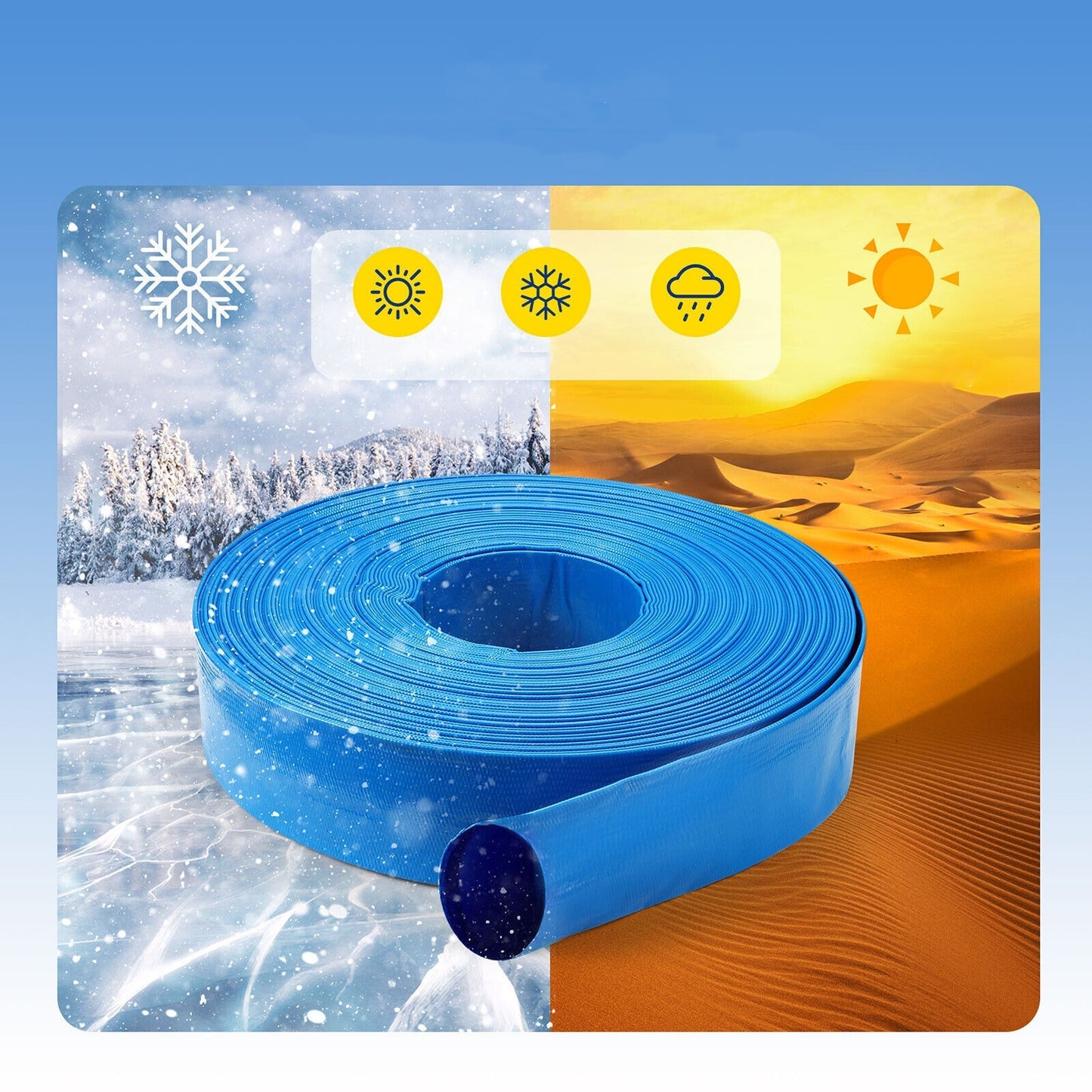 Discharge Hose PVC Layflat Water Pump Transfer Pipe