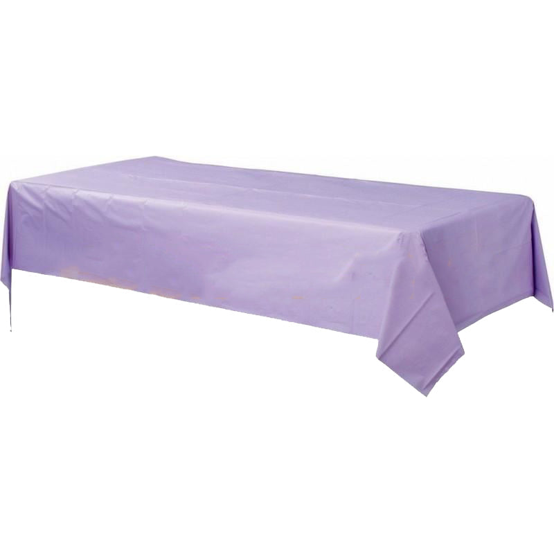 Colorful Plastic Tablecloth for Parties Rectangle Birthday Cover