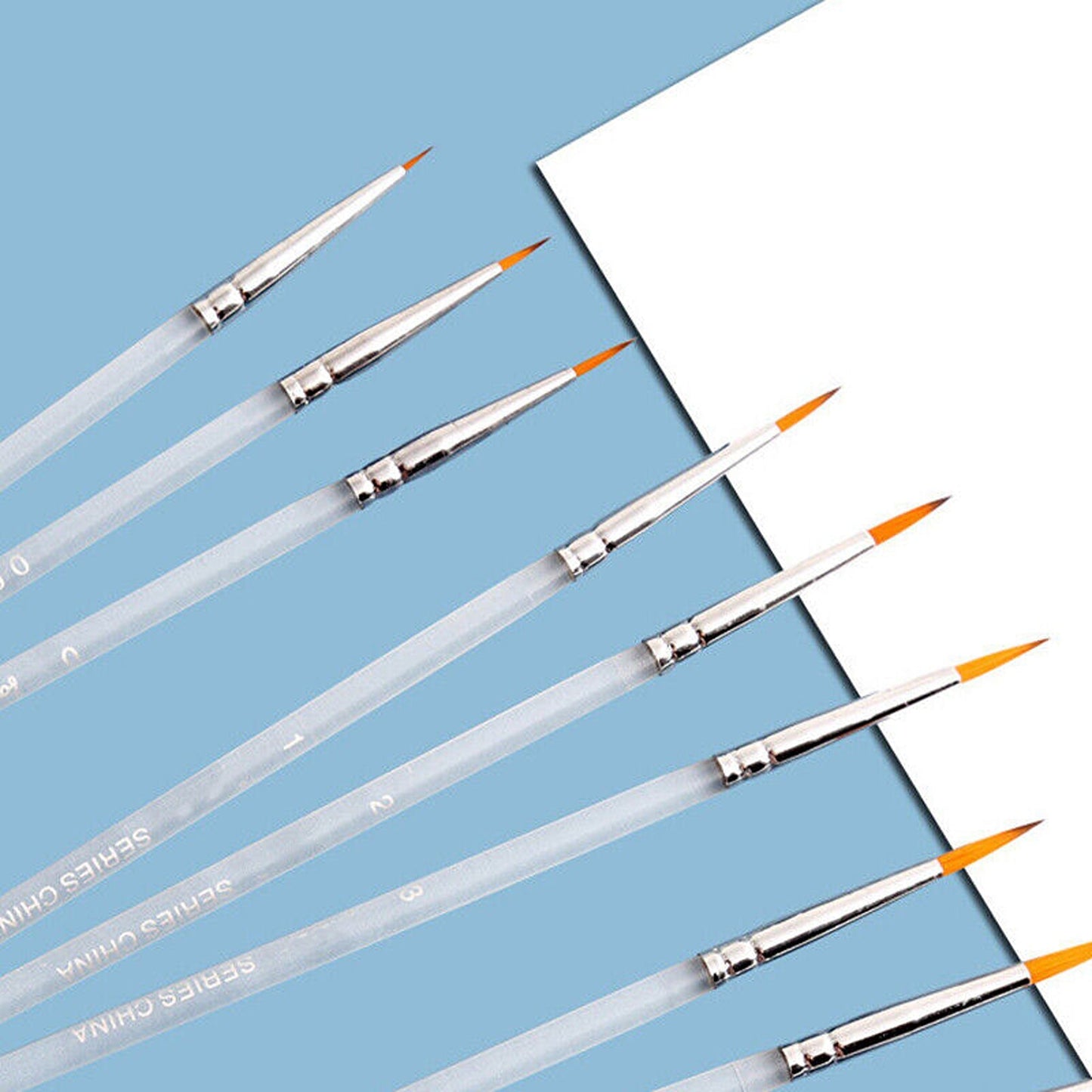 6pcs Fine Detail Paint Brushes for Miniature Art and Models