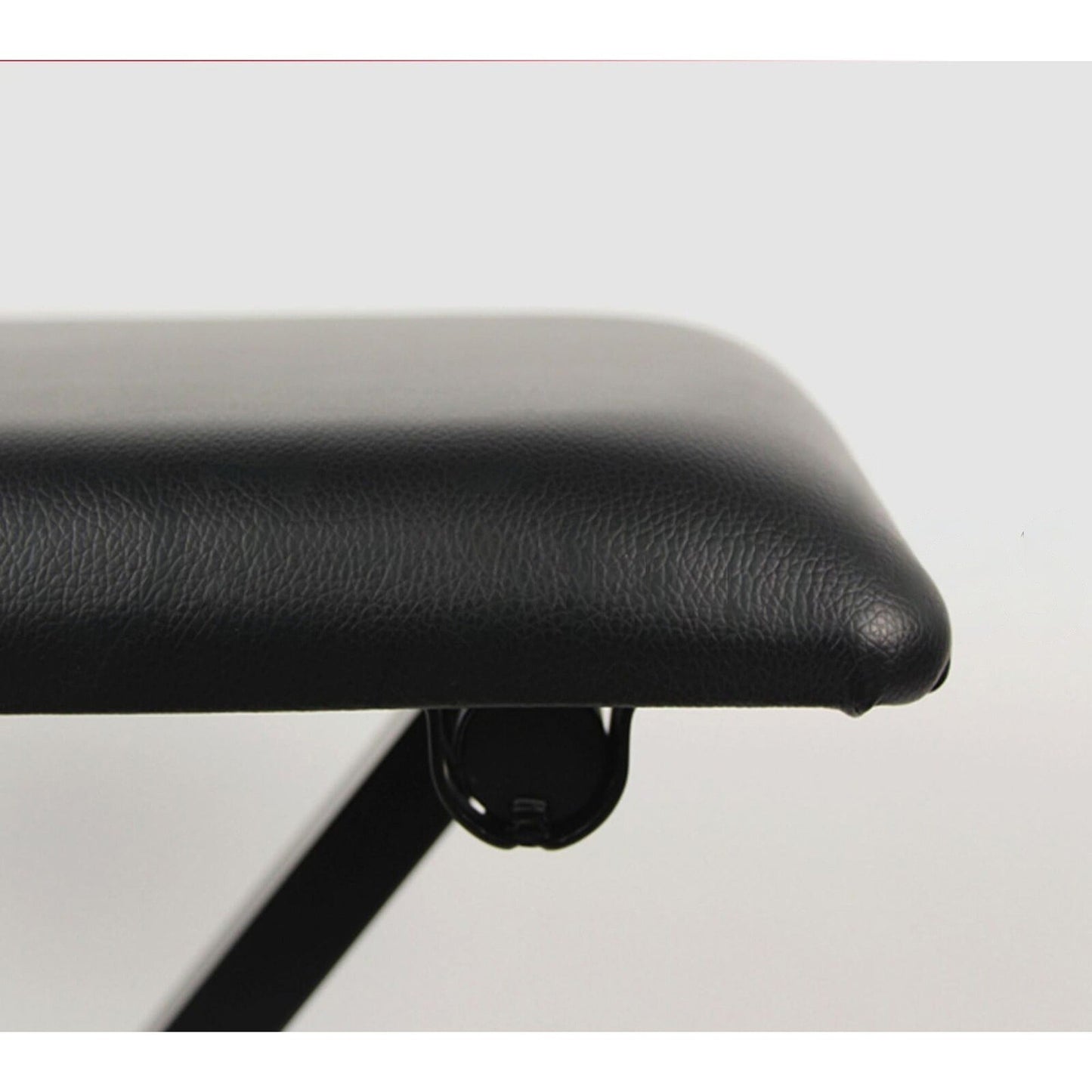 Black 3-Way Adjustable Piano Stool Folding Keyboard Seat Bench