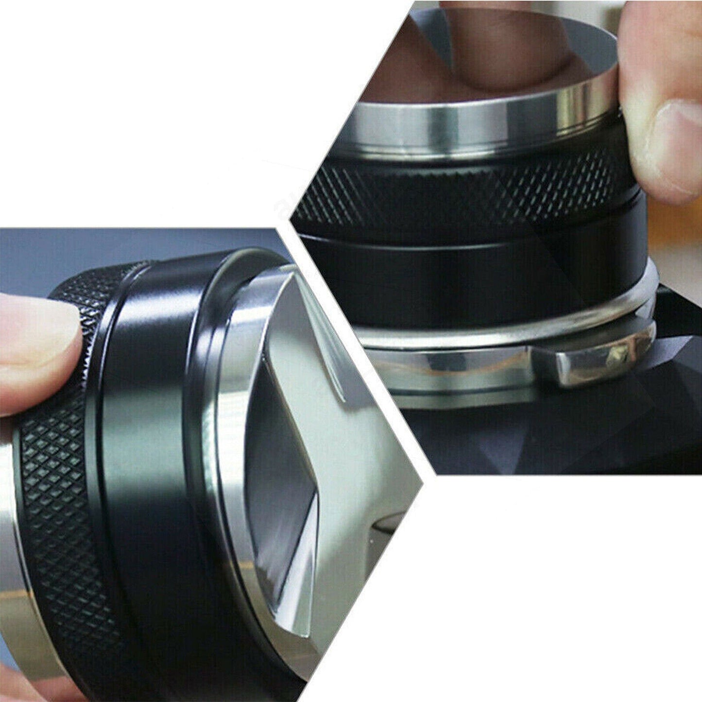51mm Coffee Tamper Distributor Dual Head Espresso Leveler Tool
