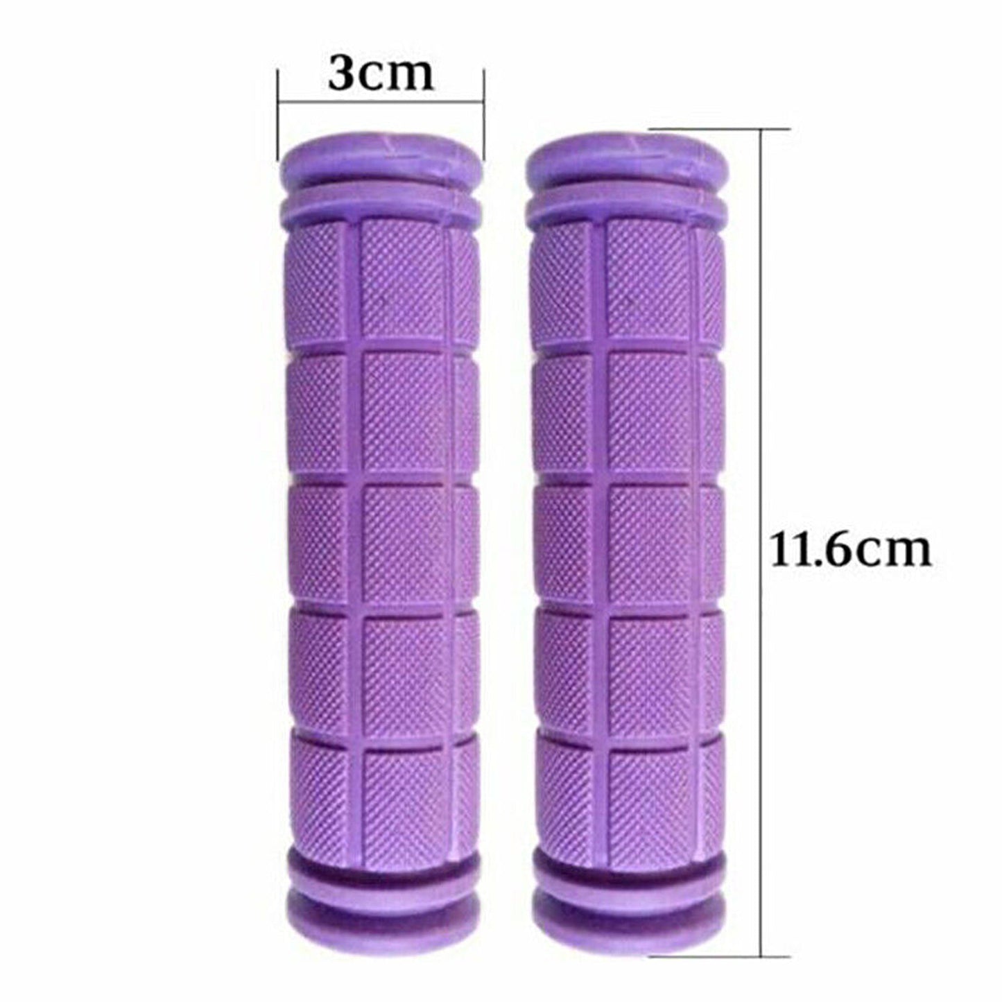 MTB and BMX Bike Handlebar Rubber Grips for Improved Control