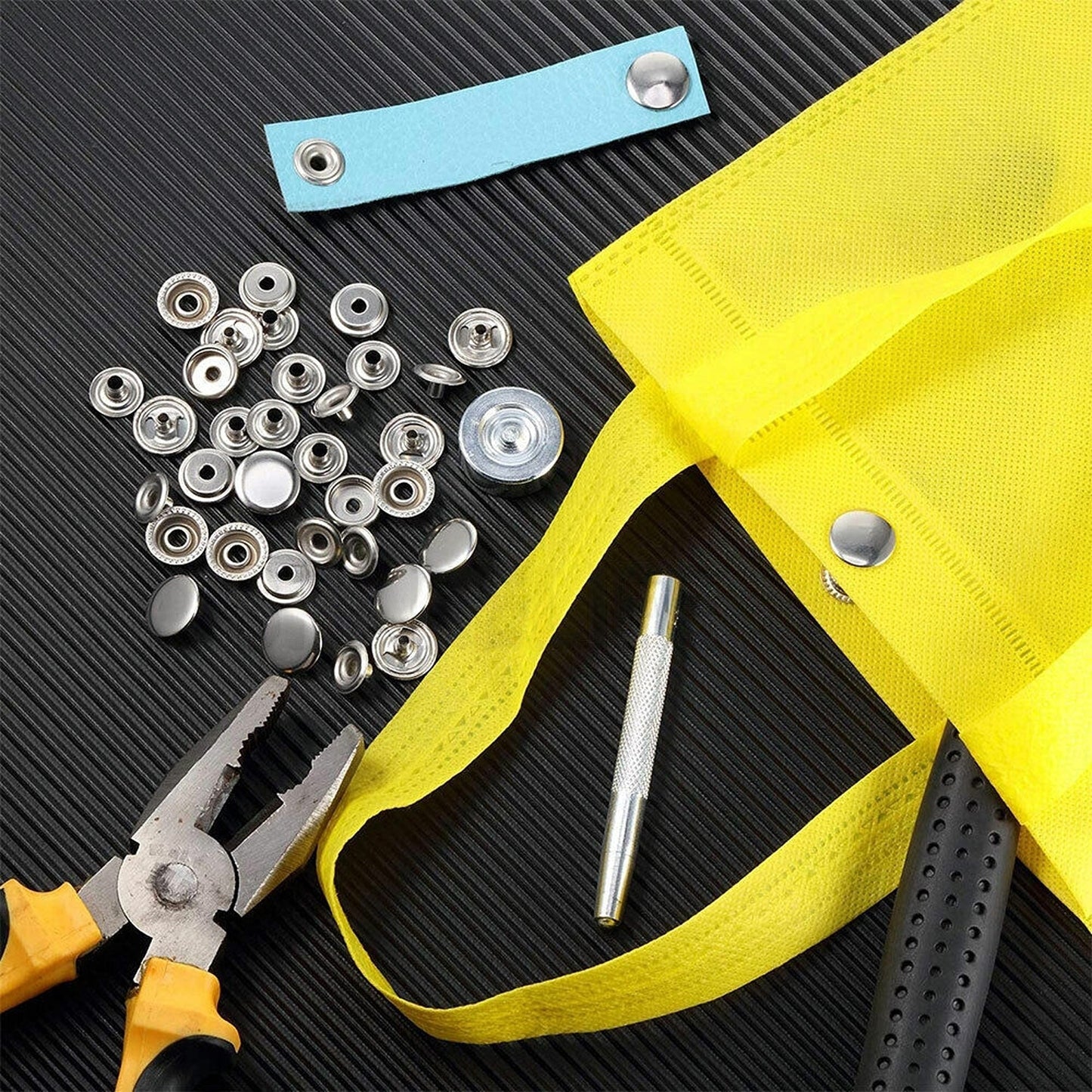 Snap Fastener Kit for Marine Boat Canvas Stainless Steel Press Studs
