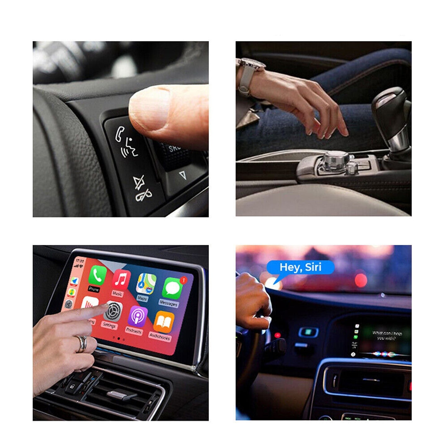 Wired to Wireless CarPlay Adapter High-Speed Connection for Apple iOS Devices