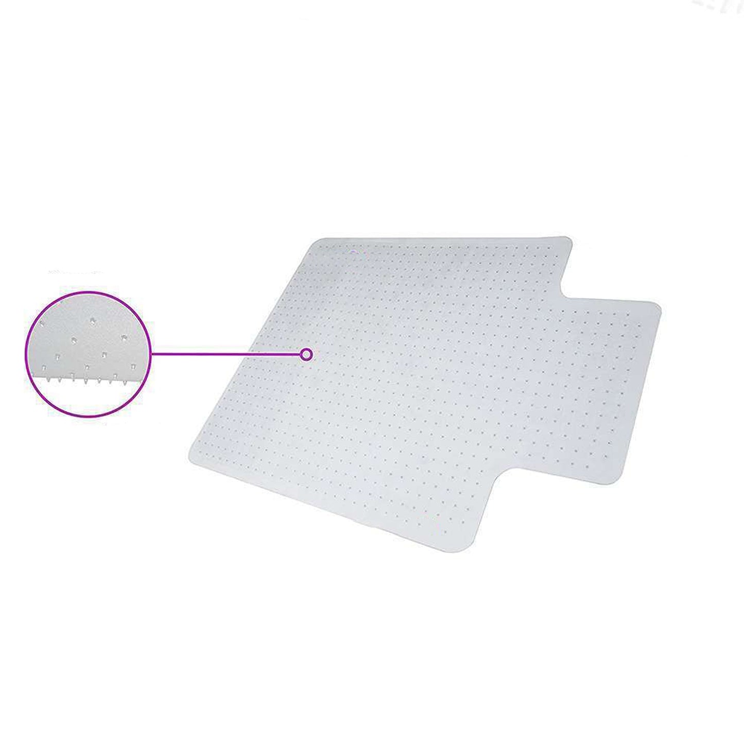 PVC Plastic Clear Floor Mat for Office Chair Non Slip Desk Carpet Protector