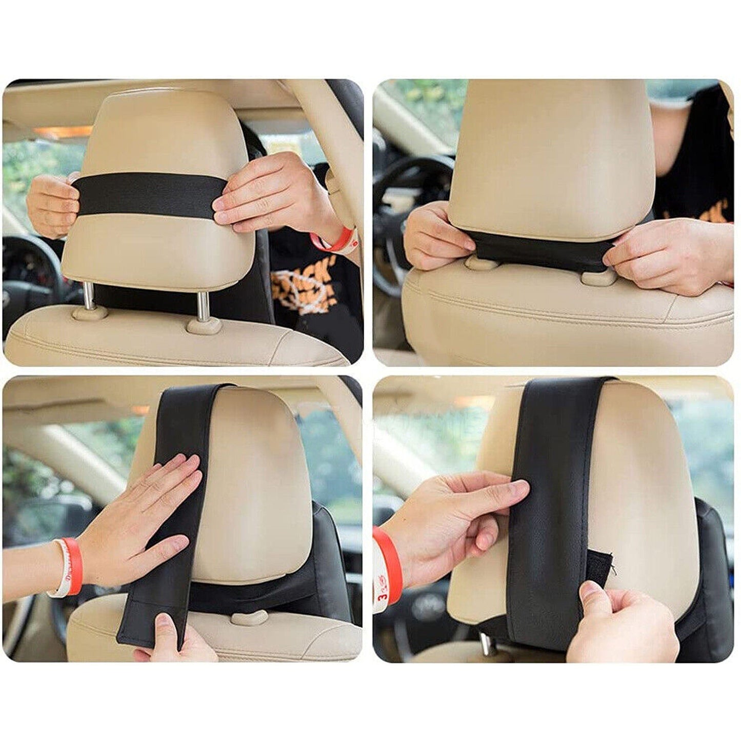 Memory Foam Headrest Pad for Car Seat Neck Support Pillow